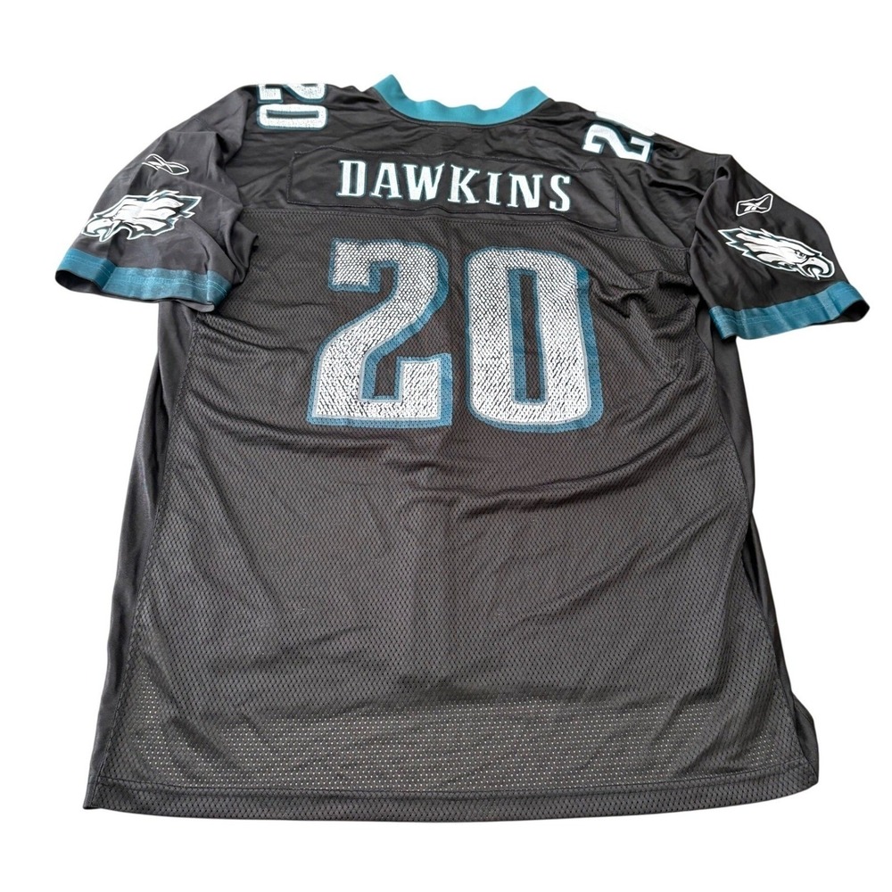 Vintage Reebok Brian Dawkins Philadelphia Eagles Black Jersey XXL Weapon X